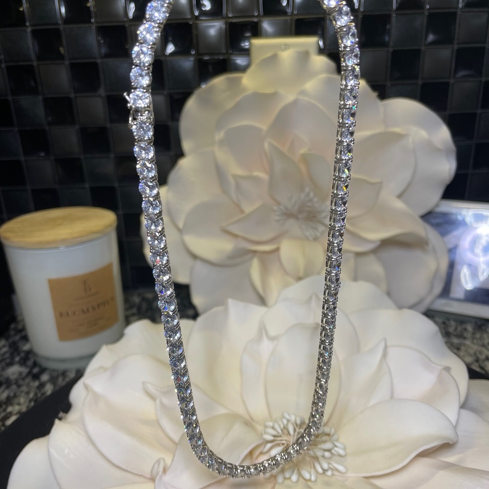 Neiman Marcus Tennis Necklace 18”